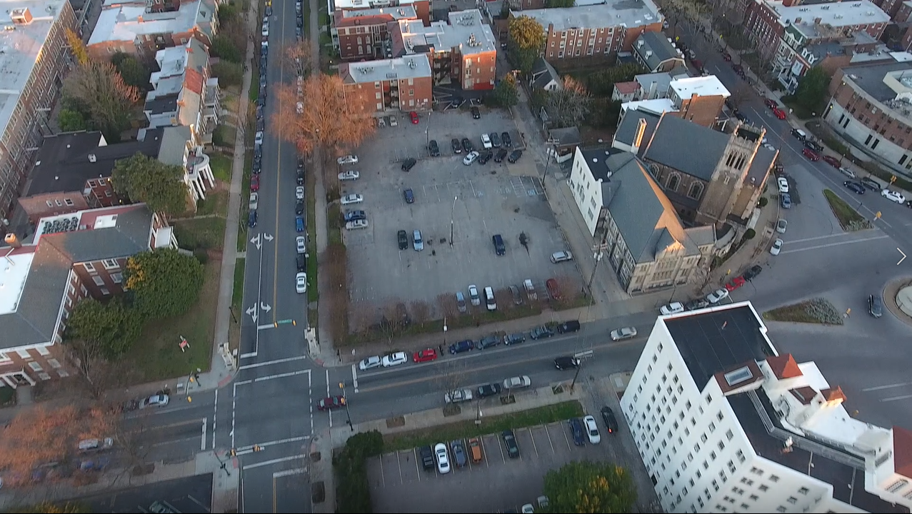 01 Richmond Virginia Video - The Fan Neighborhood VCU Campus - Skyline Aerial - Buildings Warehouses Apartments City.mov
